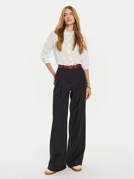 Tommy Hilfiger Tommy Hilfiger Koszula WW0WW43066 Écru Regular Fit