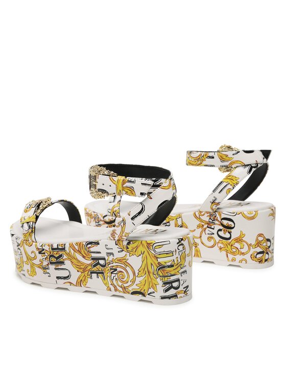 Versace Jeans Couture Versace Jeans Couture Сандали 74VA3S06 Бял