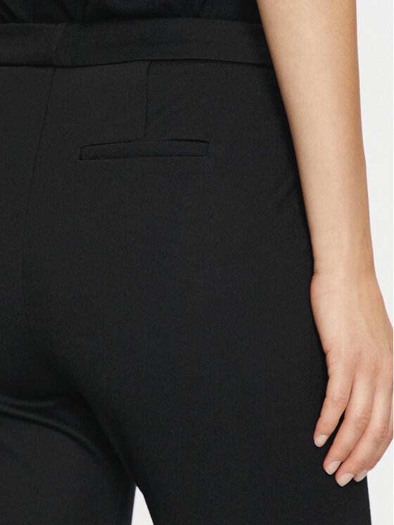 LOLA CASADEMUNT LOLA CASADEMUNT Spodnie materiałowe LF2414008 Czarny Regular Fit