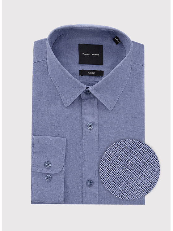 Pako Lorente Pako Lorente Koszula P26SN-1X-023 Niebieski Slim Fit