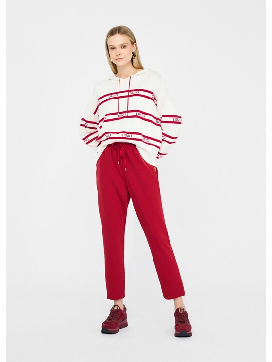 Liu Jo Liu Jo Pantaloni di tessuto TF5264T262091862 Rosso Regular Fit