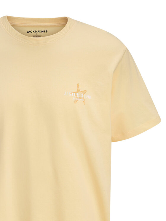 Jack & Jones Jack & Jones Tricou Corals Tee 12288345 Galben deschis Loose Fit