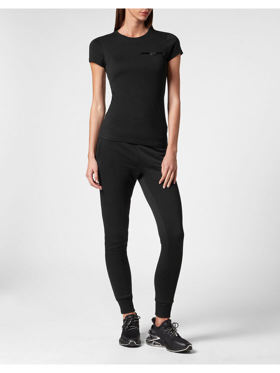 Plein Sport Plein Sport T-shirt 8235 Nero Skin Tight Fit