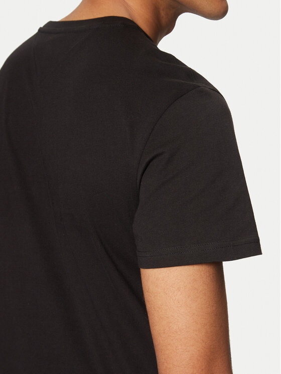 Tommy Jeans Tommy Jeans T-krekls Entry DM0DM20365 Melns Slim Fit