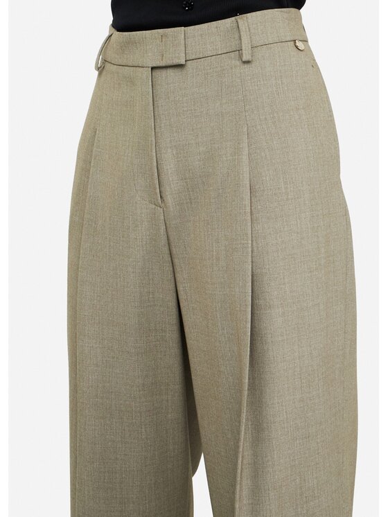 Liu Jo Liu Jo Pantalone da abito CF5257T054A02973 Verde Regular Fit