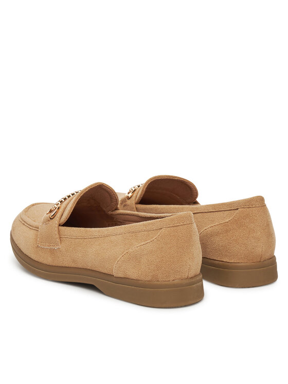 DeeZee DeeZee Loafersy DS1590-2 Beżowy