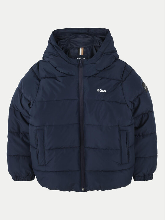 BOSS BOSS Télikabát J51237 S Sötétkék Regular Fit