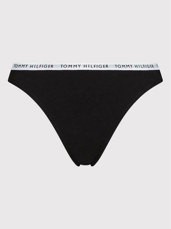 Tommy Hilfiger Tommy Hilfiger Fazonos bugyi szett UW0UW02828 Fekete