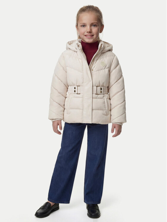 Guess Guess Зимно яке J6BL03 W3995 Кремав Regular Fit
