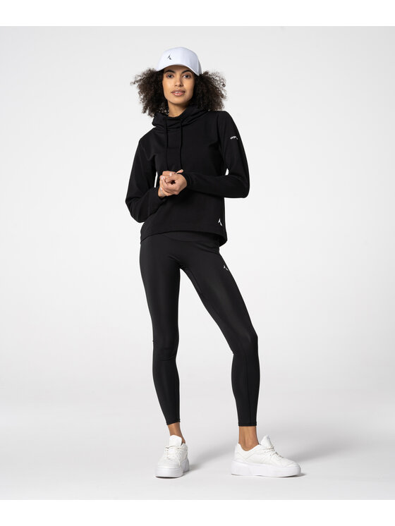 Carpatree Carpatree Bluza LooseNeck Czarny Relaxed Fit