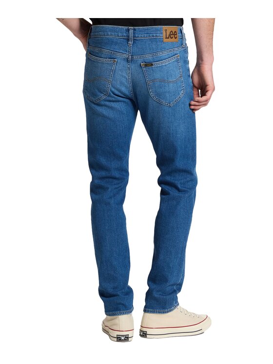 Lee Lee Jeansy 112386468 Niebieski Slim Fit
