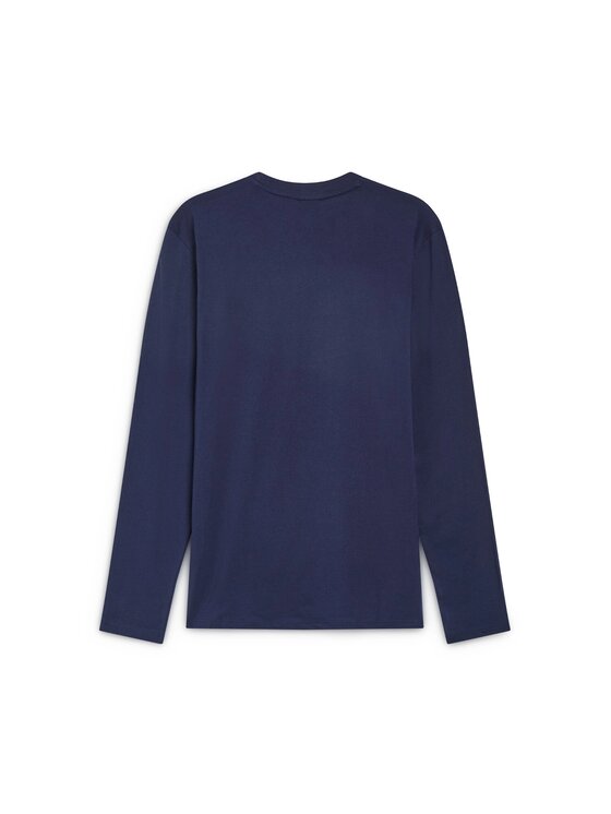 Diadora Diadora T-Shirt T-SHIRT LS ESS. SPORTS Granatowy Regular Fit