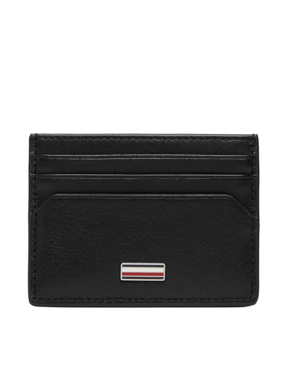 Tommy Hilfiger Etui pentru carduri Th Central Cc Holder AM0AM14494 Negru
