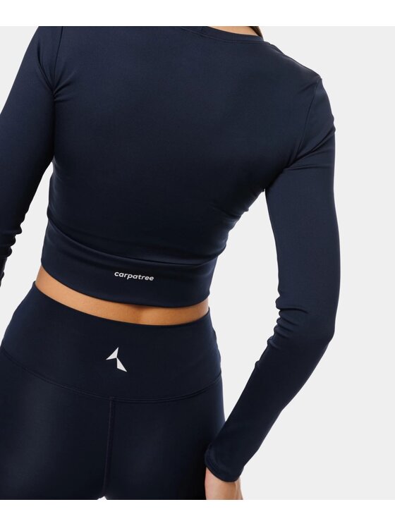 Carpatree Carpatree Top Crossover top Niebieski Fitted Fit