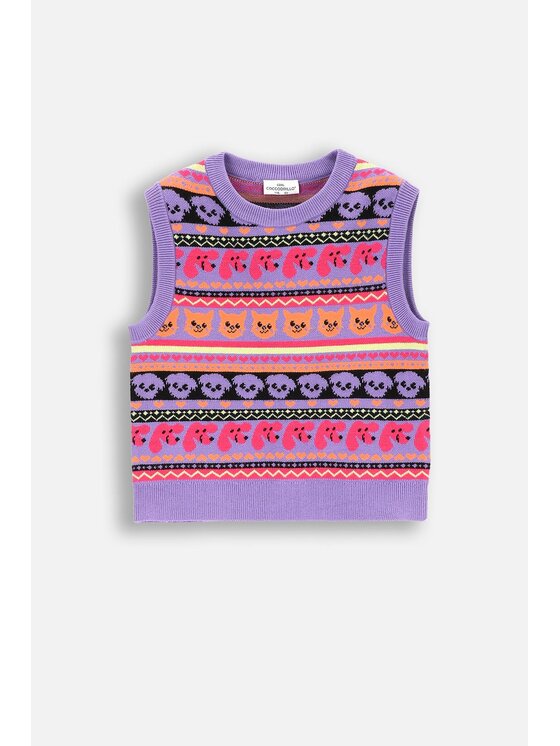 Coccodrillo Coccodrillo Sweter ZC4172801AGK-022 Kolorowy Regular Fit