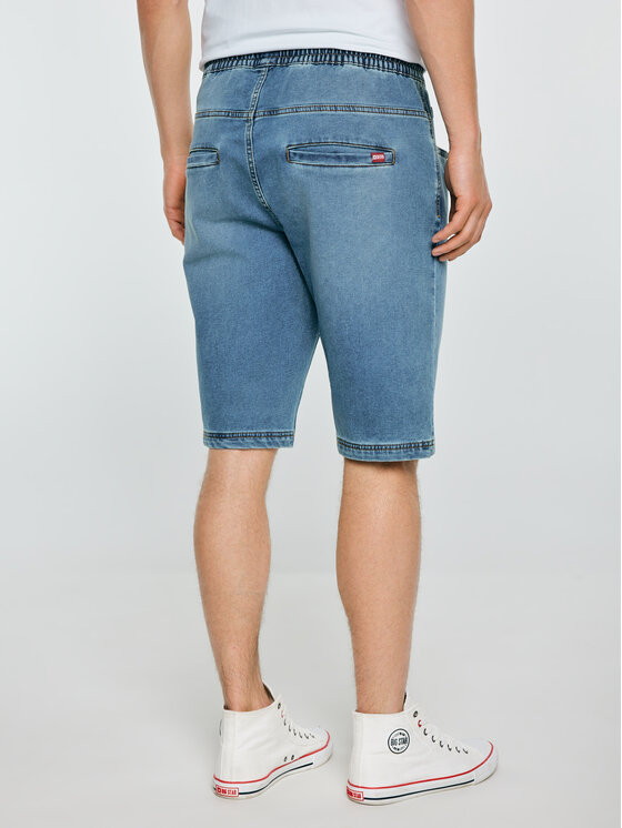 BIG STAR BIG STAR Kurtka jeansowa PARKER Niebieski Bermuda Fit