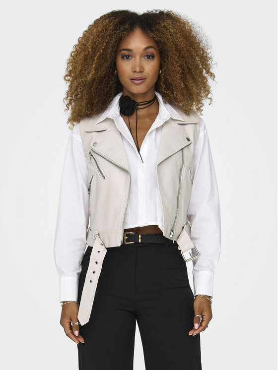 ONLY ONLY Безрукавка Vera 15239240 Бежевий Regular Fit