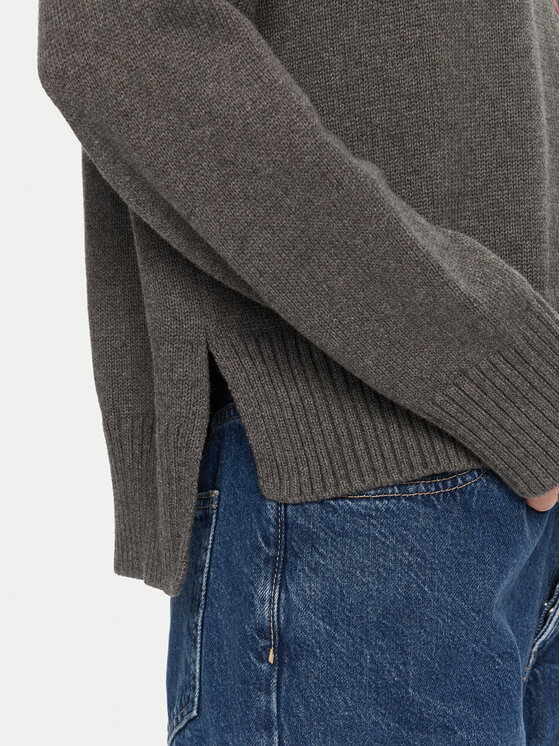 Guess Jeans Guess Jeans Пуловер W4BR12 Z3HM1 Сив Regular Fit