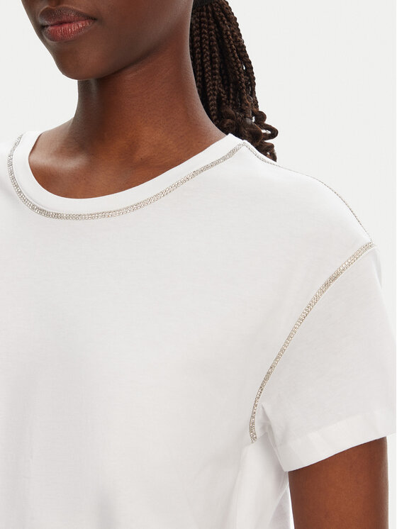 Liu Jo Liu Jo Tricou WA5148 J4893 Alb Regular Fit
