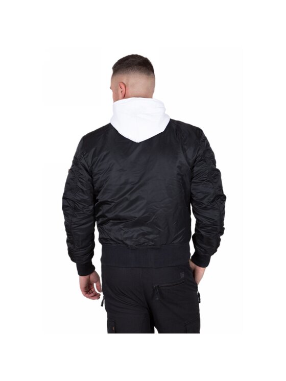 Alpha Industries Alpha Industries Kurtka bomber MA-1 D-Tec SE 133104 Biały Regular Fit