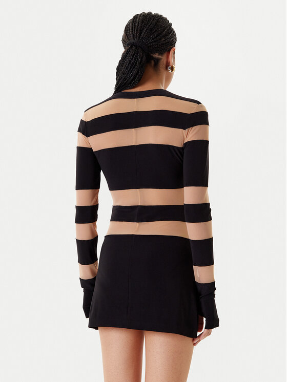 NORMA KAMALI NORMA KAMALI Hétköznapi ruha KK3243PMB48239 Fekete Slim Fit