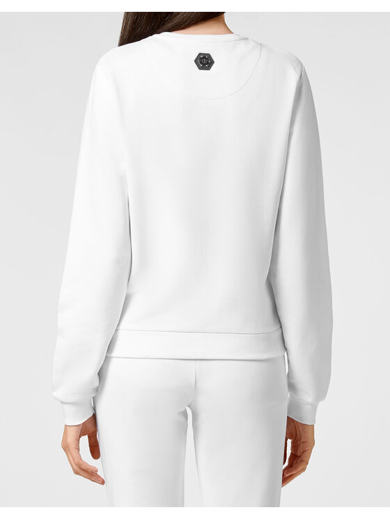 PHILIPP PLEIN PHILIPP PLEIN Bluza 3607 Biały Regular Fit