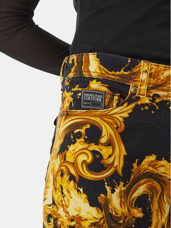 Versace Jeans Couture Versace Jeans Couture Jeansy 80HAB506 ES153 Černá Wide Leg