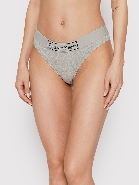 Calvin Klein Underwear Tangice 000QF6774E Siva