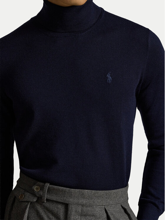 Polo Ralph Lauren Polo Ralph Lauren Bluză cu gât 710946145001 Bleumarin Regular Fit