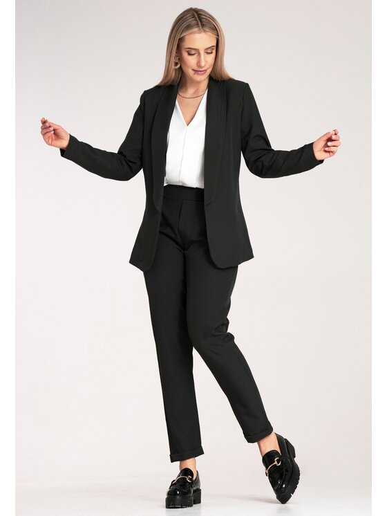 FIGL FIGL Marynarka M1175 Czarny Regular Fit