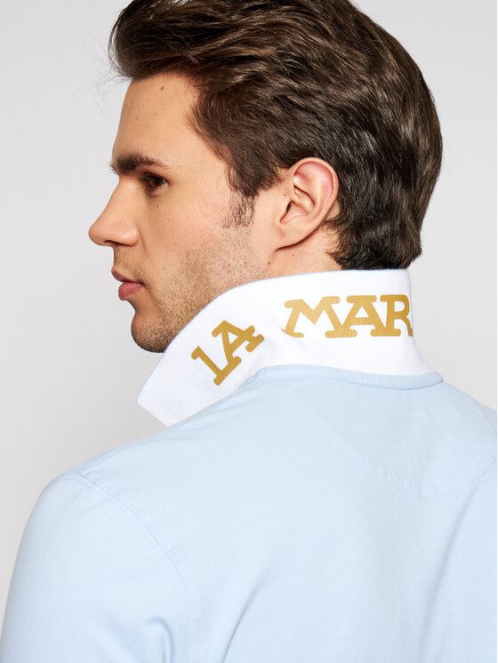 La Martina La Martina Polo CCMP01 PK001 Celeste Regular Fit
