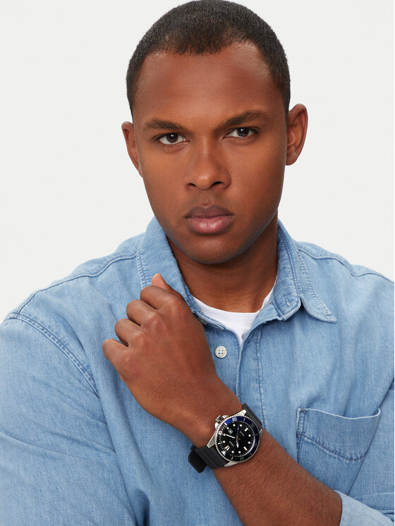 Casio Casio Ρολόι Duro Diver MDV-107-1A2VEF Μαύρο