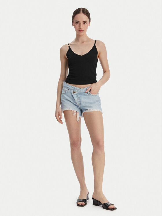 Guess Guess топ O6GR01 Z5302 Черен Regular Fit