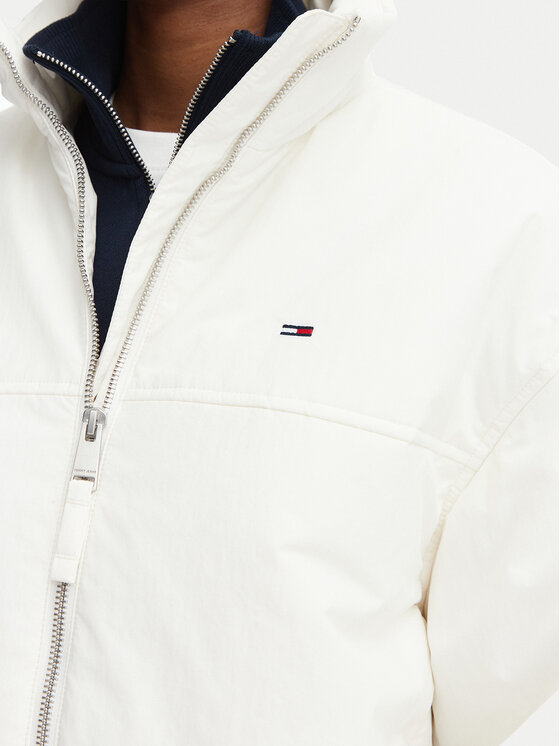 Tommy Jeans Tommy Jeans Преходно яке DW0DW22908 Бял Regular Fit