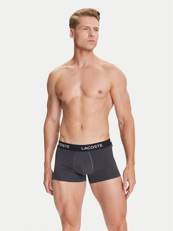 Lacoste Lacoste Set di 5 boxer 5H1292 Grigio