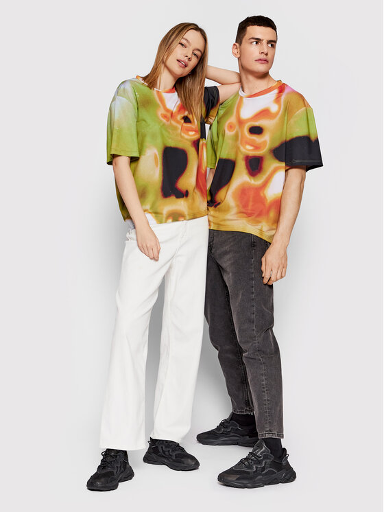 2005 2005 Футболка Unisex Acid Running Кольоровий Regular Fit