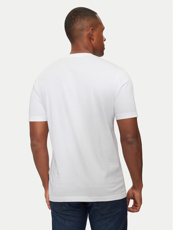 Hechter Paris Hechter Paris T-Shirt 75014 142919 Biały Regular Fit