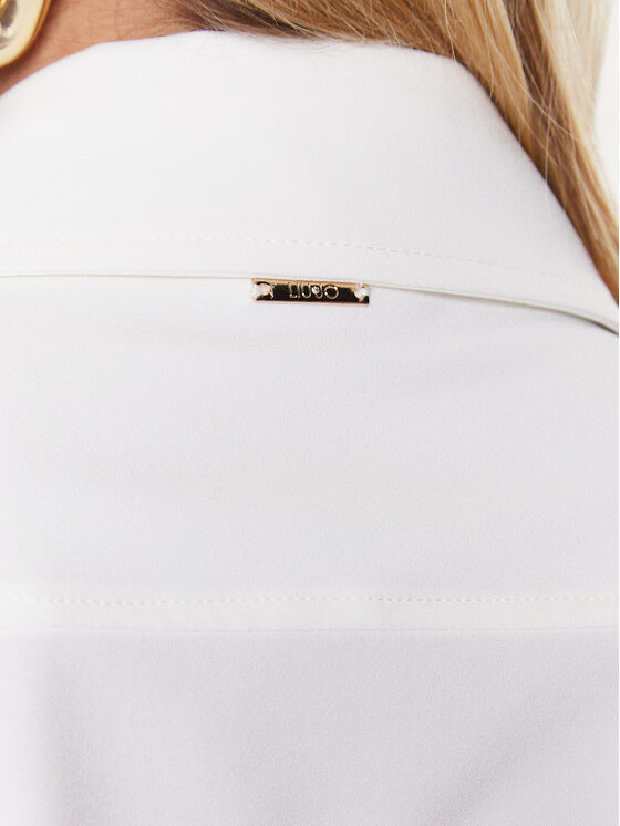 Liu Jo Liu Jo Camicia WA3205 T3324 Écru Relaxed Fit