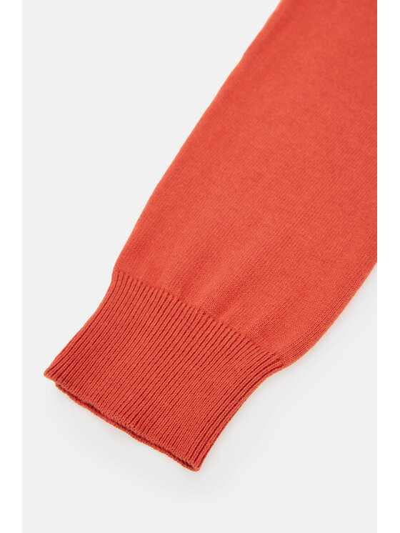 Lancerto Lancerto Sweter Lenny SW073223000039 Pomarańczowy Regular Fit