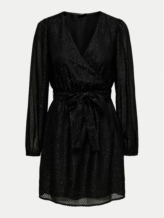JDY JDY Cocktail obleka Roxy 15335628 Črna Regular Fit