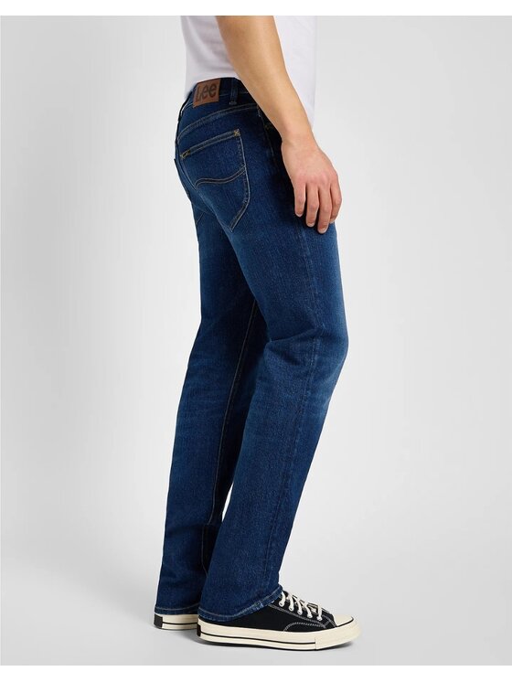 Lee Lee Jeansy X Straight Niebieski Regular Fit