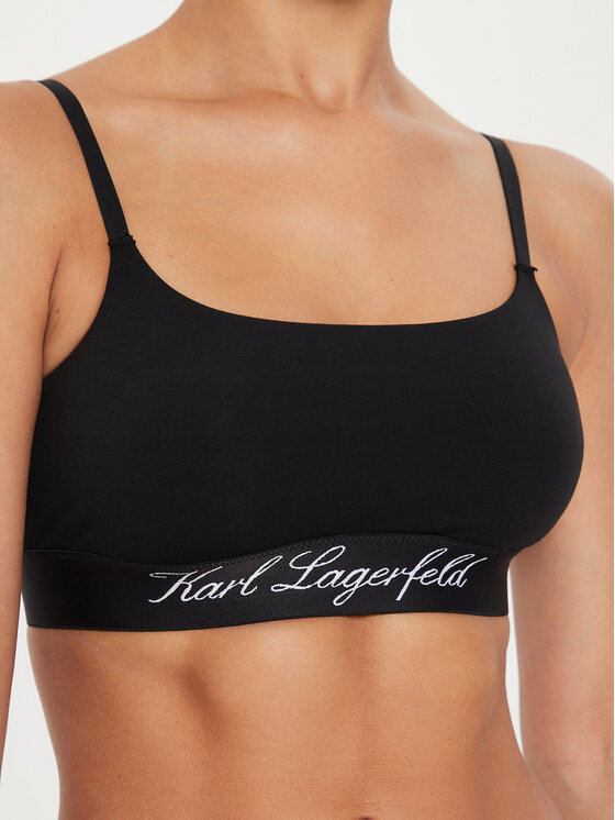 KARL LAGERFELD KARL LAGERFELD Σουτιέν τοπ 240W2129 Μαύρο