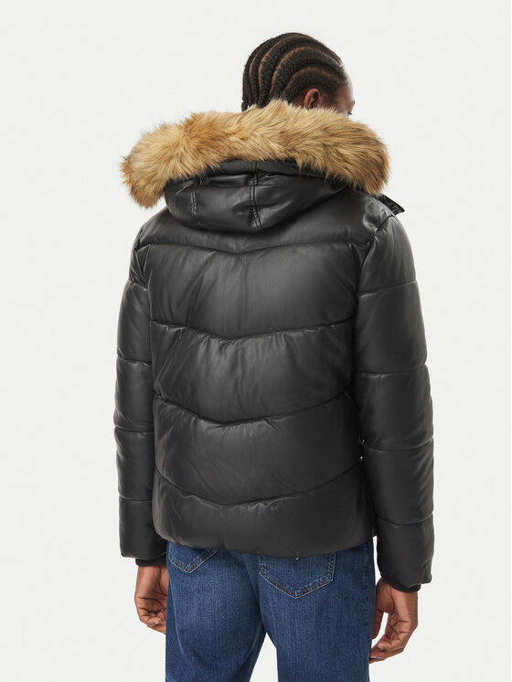 Guess Guess Winterjacke M6BL32 W4145 Schwarz Regular Fit