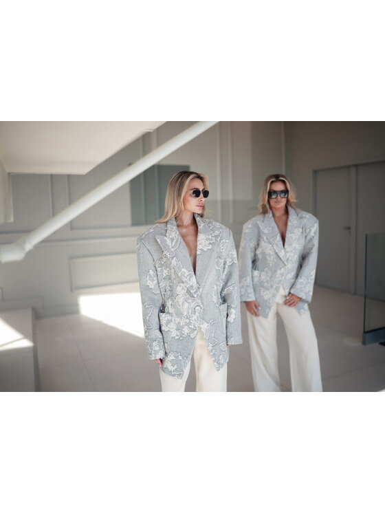 Magda Matyja Magda Matyja Marynarka ALESSANDRA BLAZER Szary Oversize