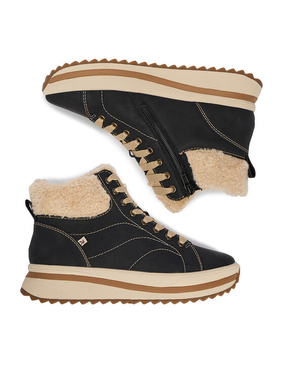 Rieker Rieker Gležnjarji CEO-W3873-01 Črna