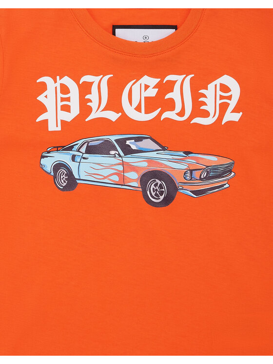 PHILIPP PLEIN PHILIPP PLEIN T-Shirt 28189 Pomarańczowy Regular Fit
