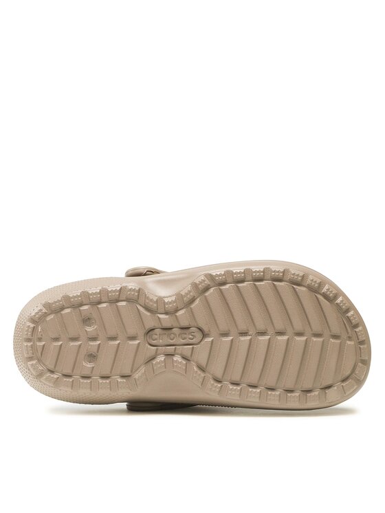 Crocs Crocs Šľapky Crocs Classic Lined Clog 203591 Béžová