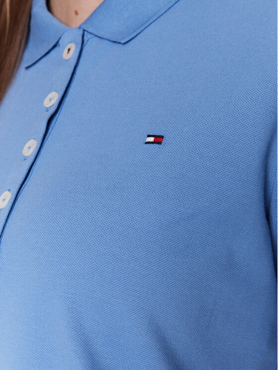 Tommy Hilfiger Tommy Hilfiger Polo majica Ss WW0WW28578 Modra Regular Fit
