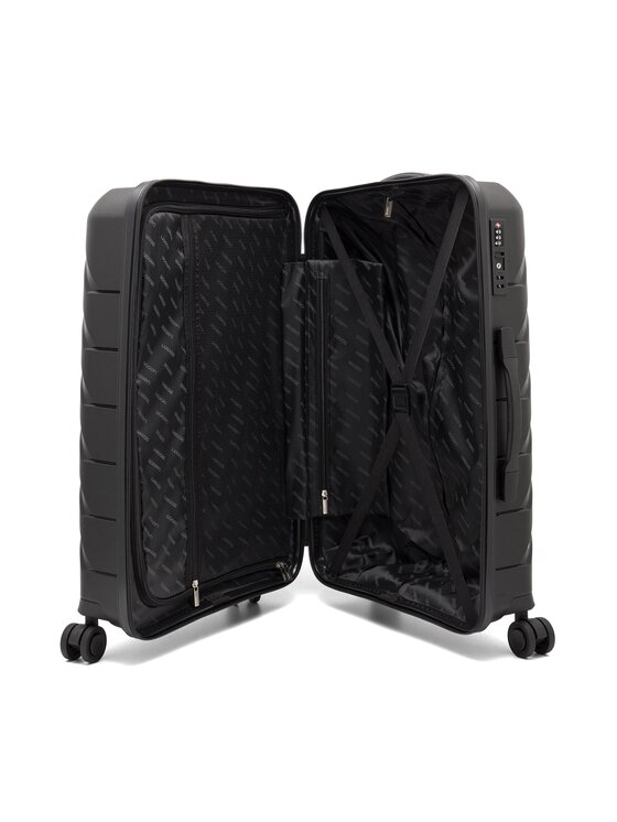 Lasocki Lasocki Srednji kovček WAL-M-05BLACK-04 Črna