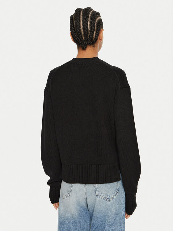 Calvin Klein Jeans Calvin Klein Jeans Sweter J20J224224 Czarny Regular Fit